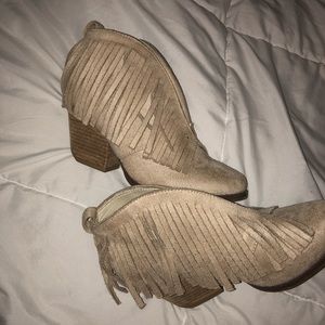fringe booties